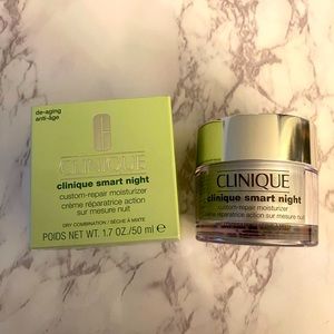 NIB Clinique Smart Night Custom-Repair Moisturizer Dry Combination
